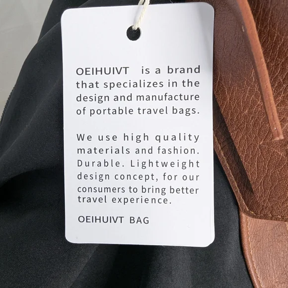 Stylish Black and Brown Men's Bag - Picture 6 of 7